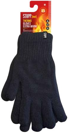 Stapp heat unisex gloves thinsulate 1-pack 70608 thermo | zwart 6990 | maat m - 8721198034197