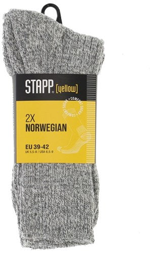 Stapp yellow norwegian 2-pack sokken 4405 | 600 noors | maat 50 - 38.134.003.03