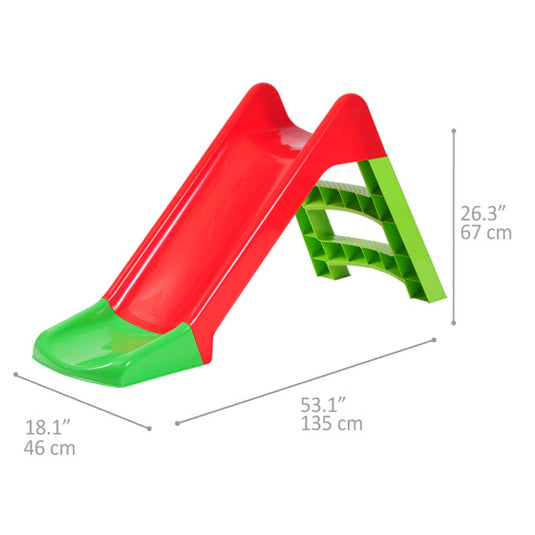 Starplay glijbaan 135 x 46 x 67 cm rood groen