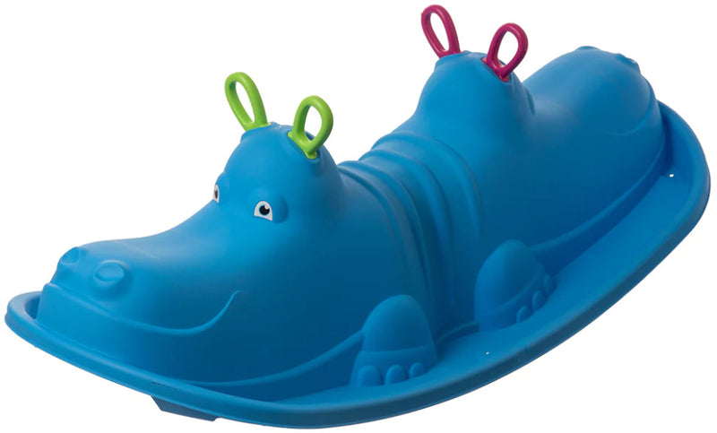 Afbeelding laden in galerijviewer, Starplay Hippo Schommelwip voor 1 tot 3 Kinderen 103 cm Blauw
