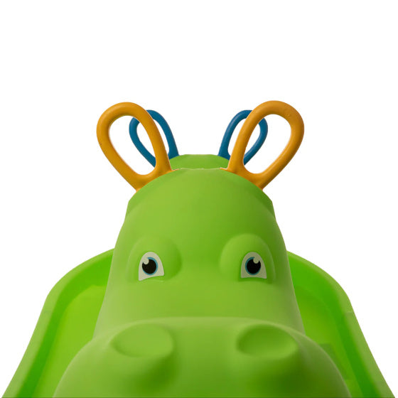 Load image into Gallery viewer, Starplay Hippo Schommelwip voor 1 tot 3 Kinderen 103 cm Groen
