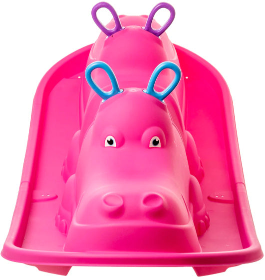 Load image into Gallery viewer, Starplay Hippo Schommelwip voor 1 tot 3 Kinderen 103 cm Roze
