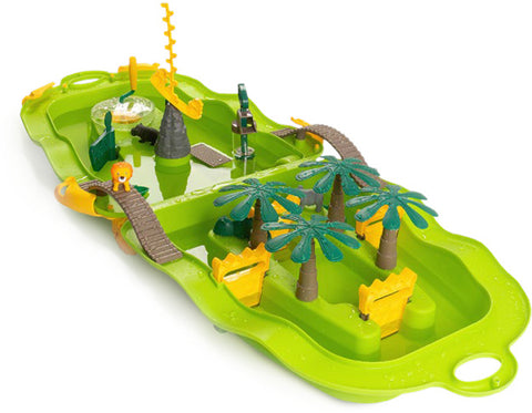 Jungle Water Fun Speelgoedkoffer Groen 18-delig