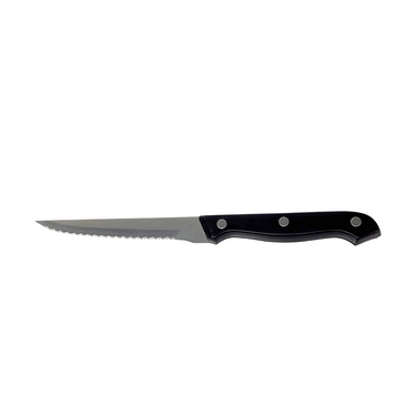 Steakmes 12cm rvs zwart