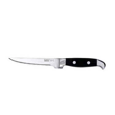 Steakmes 12cm rvs zwart