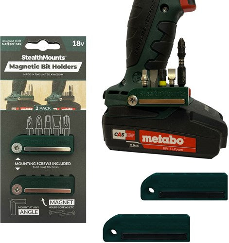 Load image into Gallery viewer, Stealthmounts bithouder voor metabo cas | groen | 2 stuks - bh-mt-grn-2

