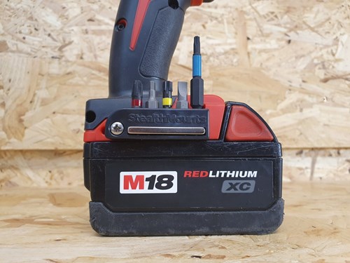 Load image into Gallery viewer, Stealthmounts bithouder voor milwaukee m18 | zwart | 2 stuks - bh-mw18-blk-2
