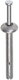 Steelies ultimate slagplug 6x 40 cilinderkraag alu zink nagel | 100 stuks - kde10600401