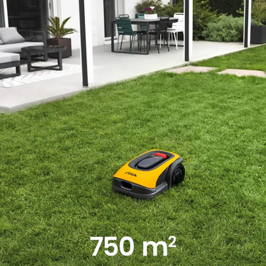 Stiga a 750 robotmaaier | draadloos met ags | 750 m² | 18 cm | 1x 2,5 ah accu en laadstation 2 a - 2r7101228 st1