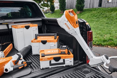Stihl power box basic, met 2x 4.8ah ap 200 s accu en 1x al 301 snellader - 48502000042