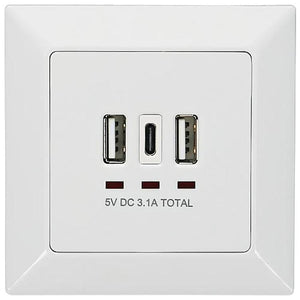 Stopcontact met usb