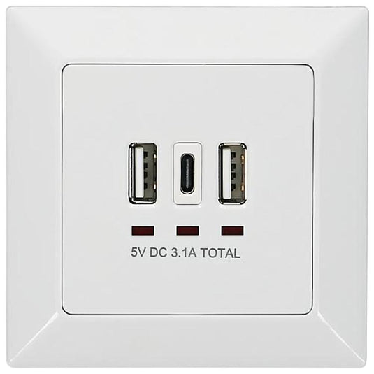 Stopcontact met usb