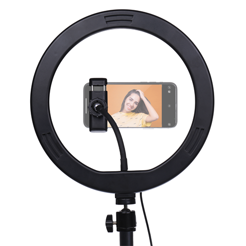 Load image into Gallery viewer, StudioKing LED Vlog Set SK-K190 met Ringlamp en Microfoonhouder
