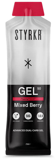 Styrkr gel50 dual-carb energie gel