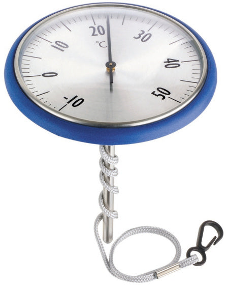 Load image into Gallery viewer, Summer fun Thermometer boei RVS blauw
