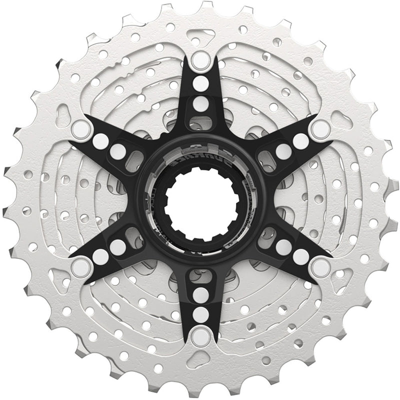 Load image into Gallery viewer, Sunrace cassette csrz800 12v 11-36t zilver rood
