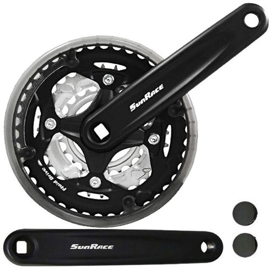 Sunrace crankstel fcm513 6 7 8v 42 34 24 152mm -3mm