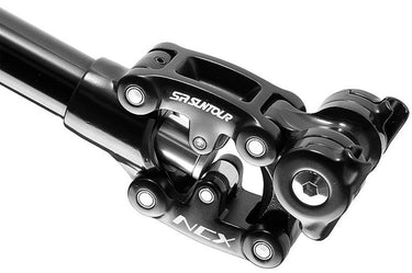 Suntour sp12 sp25 ncx 350mm suspension seatpost + safety cover