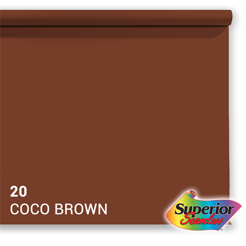 Load image into Gallery viewer, Superior achtergrondpapier 20 coco brown 1,35 x 11m
