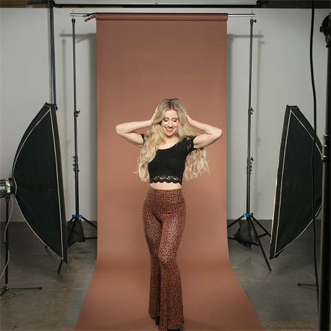 Load image into Gallery viewer, Superior achtergrondpapier 20 coco brown 1,35 x 11m
