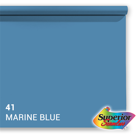 Superior achtergrondpapier 41 marine blue 1,35 x 11m