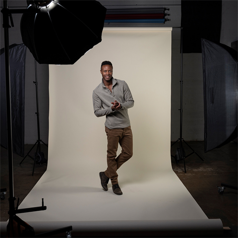 Load image into Gallery viewer, Superior achtergrondpapier 64 fawn 1,35 x 11m
