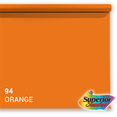 Load image into Gallery viewer, Superior achtergrondpapier 94 orange 1,35 x 11m
