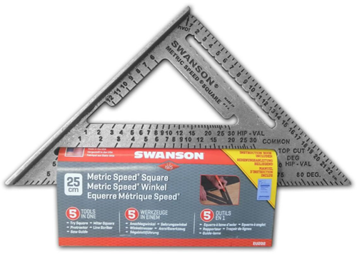 Load image into Gallery viewer, Enzo swanson 25 cm metrische speed square w bl - eu202
