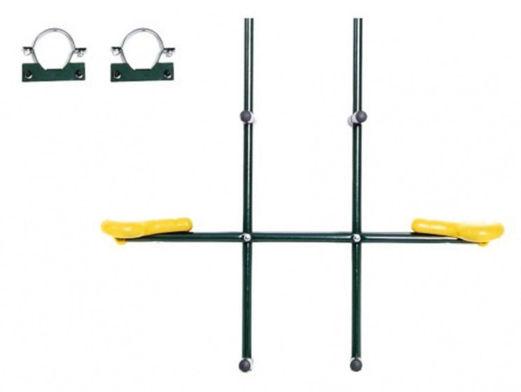 Load image into Gallery viewer, SwingKing Duoschommel 99 x 23,5 cm Staal Groen Geel
