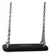 SwingKing Schommelzitje met Staalketting 45 x 18 cm Zwart