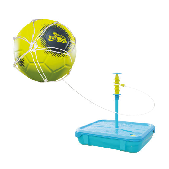 Load image into Gallery viewer, Swingball 5-in-1 Multiplay Speelset met All Surface Basis Blauw Geel
