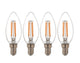 Sylvania ledlamp - e14 - 470 lm - kaars - helder - 4 stuks