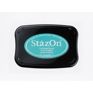 Tsukineko • stazon stempelkussen caribbean green