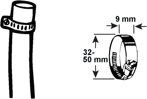 Cornat spanring 32-50mm 1st rvs - t308305