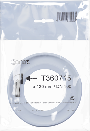 Cornat lipdichting aansluitingbuis mof wc - t360715