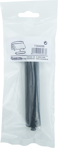 Load image into Gallery viewer, Cornat vervangrol pvc wc-papierhouder zw - t364699
