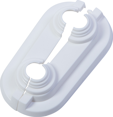 Cornat rozet aanpasbaar dpl.10-18mm wi 2st - t383900