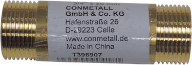 Cornat messing ms buisnippel mm 3 4 80mm - t396907