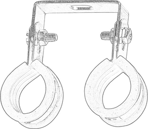 Cornat duo-buisbeugel vz 28mm (2stuks) - t562223
