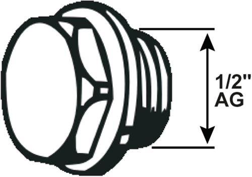 Load image into Gallery viewer, Cornat stop voor radiator 1 2 zelfdichtend - t591520
