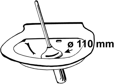 Cornat ontstopper met steel 11cm - t595600
