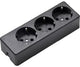 Enzo tafelcontactdoos ra 3v langwerpig zwart - 6871822