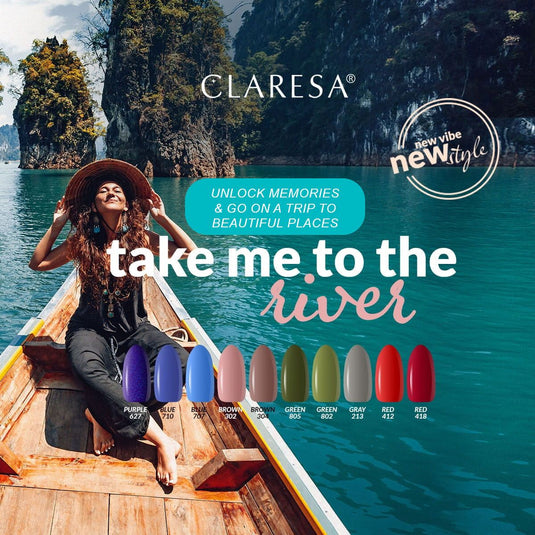 Claresa uv led gellak 5ml green 802 take me to the river