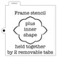The crafter's workshop • template cookie 5,5x5,5 plaque