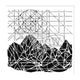 The crafter's workshop • template 30x30cm geo landscape