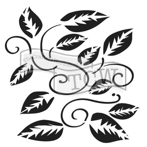 The crafter's workshop • template 15x15cm tangled vine