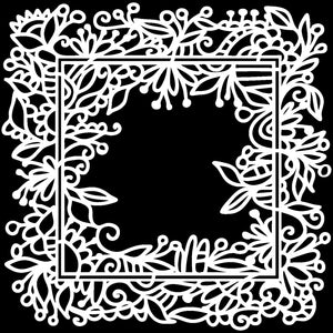 The crafter's workshop • template 30x30cm garden frame