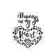 The crafter's workshop • template 15x15cm in my heart