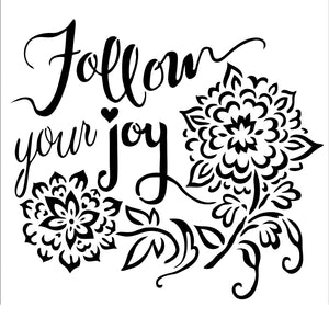 The crafter's workshop • template 30x30cm follow joy