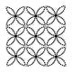 The crafter's workshop • template 30x30cm dotted rings